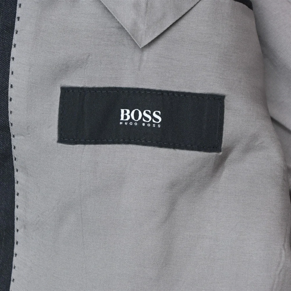 Hugo Boss 42L 34x32 Gray Pasolini/Movie 100% Wool USA Mens Jacket Pants Suit